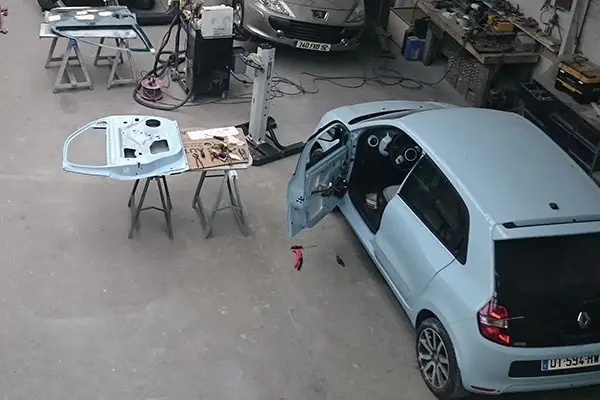 Garage de carrosserie